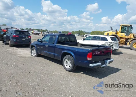 2002 Dodge Dakota Sport from USA, damaged, VIN 1B7GL32XX2S588899